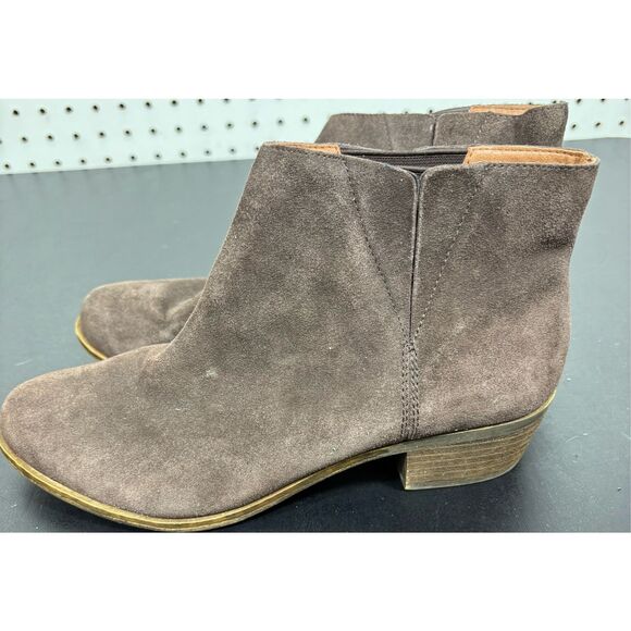 Lucky Brand Women’s Benissa Ankle Boots Gray Size 9.5 - Picture 1 of 11